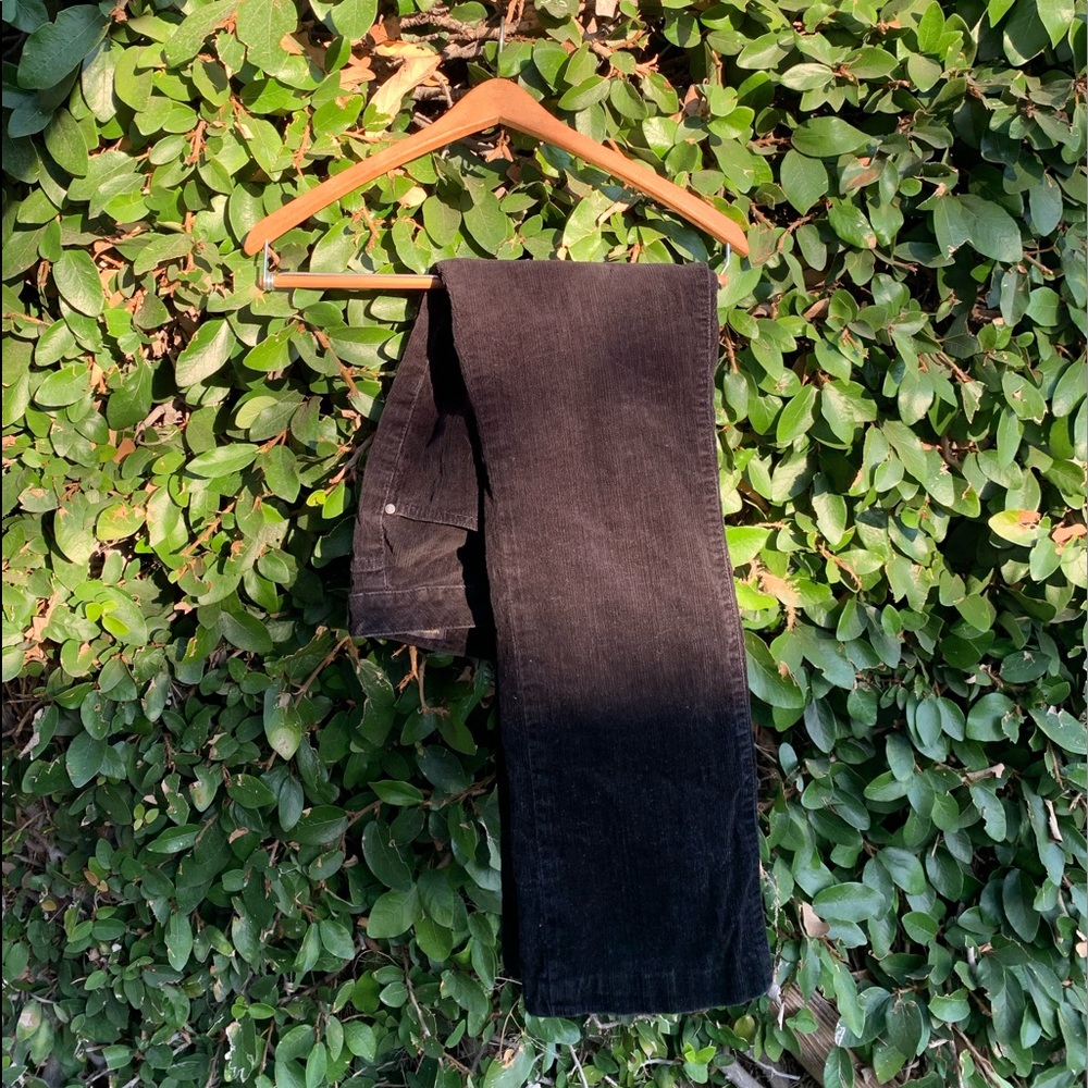 Black corduroy-like pants!!